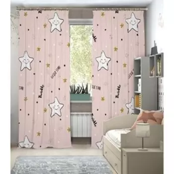 Фотошторы, размер 145x260 см, 2 шт