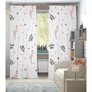 Фотошторы, размер 145x260 см, 2 шт