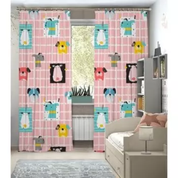 Фотошторы, размер 145x260 см, 2 шт