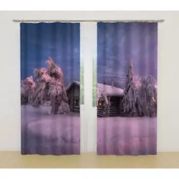 Фотошторы, размер 145x260 см, 2 шт
