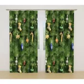 Фотошторы, размер 145x260 см, 2 шт