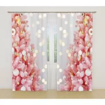 Фотошторы, размер 145x260 см, 2 шт