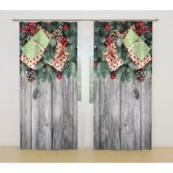 Фотошторы, размер 145x260 см, 2 шт