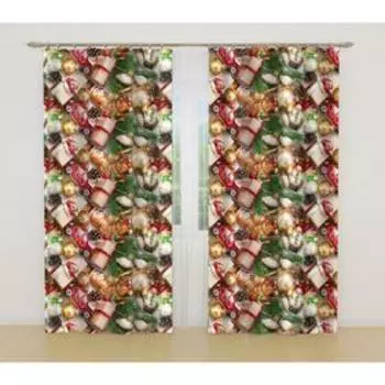 Фотошторы, размер 145x260 см, 2 шт