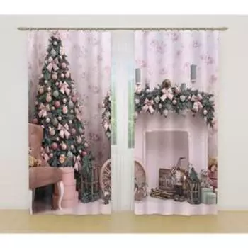 Фотошторы, размер 145x260 см, 2 шт