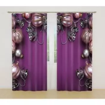 Фотошторы, размер 145x260 см, 2 шт