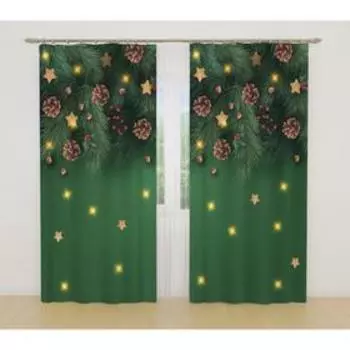 Фотошторы, размер 145x260 см, 2 шт