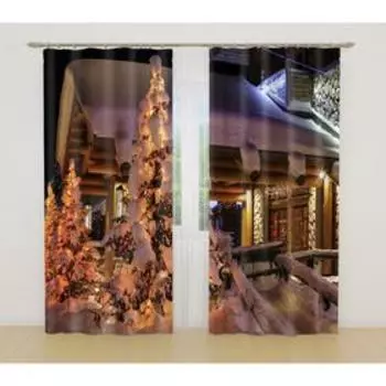 Фотошторы, размер 145x260 см, 2 шт
