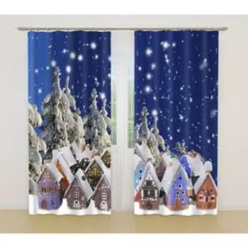 Фотошторы, размер 145x260 см, 2 шт