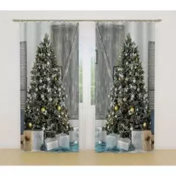 Фотошторы, размер 145x260 см, 2 шт