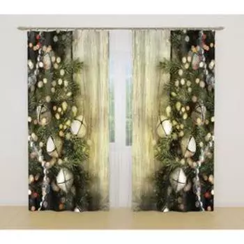 Фотошторы, размер 145x260 см, 2 шт