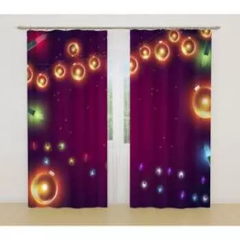 Фотошторы, размер 145x260 см, 2 шт