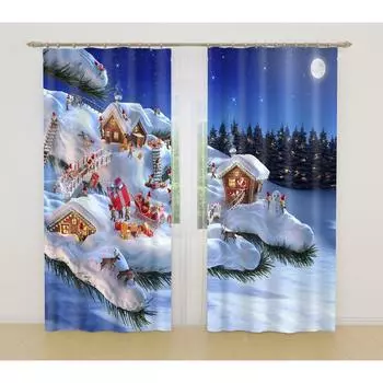 Фотошторы, размер 145x260 см, 2 шт