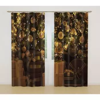 Фотошторы, размер 145x260 см, 2 шт