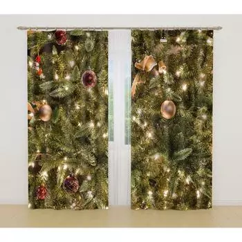 Фотошторы, размер 145x260 см, 2 шт