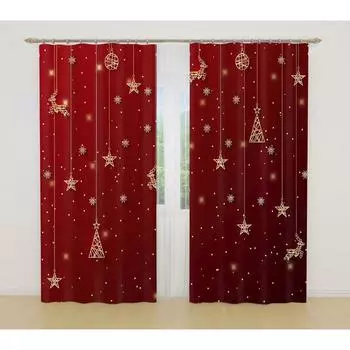 Фотошторы, размер 145x260 см, 2 шт