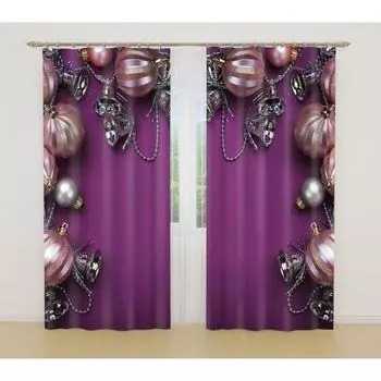 Фотошторы, размер 145x260 см, 2 шт