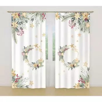 Фотошторы, размер 145x260 см, 2 шт