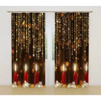 Фотошторы, размер 145x260 см, 2 шт