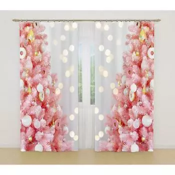 Фотошторы, размер 145x260 см, 2 шт