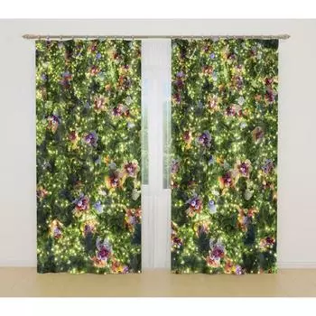 Фотошторы, размер 145x260 см, 2 шт