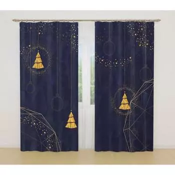 Фотошторы, размер 145x260 см, 2 шт