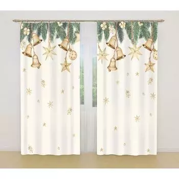 Фотошторы, размер 145x260 см, 2 шт