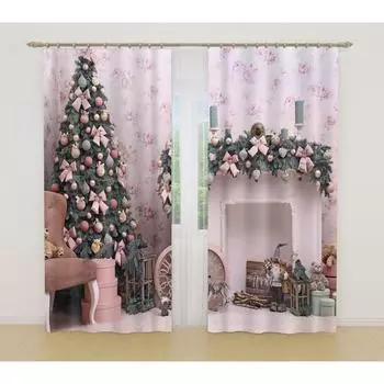 Фотошторы, размер 145x260 см, 2 шт