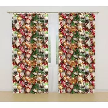 Фотошторы, размер 145x260 см, 2 шт