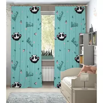 Фотошторы, размер 145x260 см, 2 шт