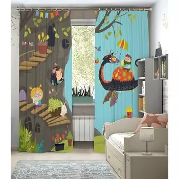 Фотошторы, размер 145x260 см, 2 шт