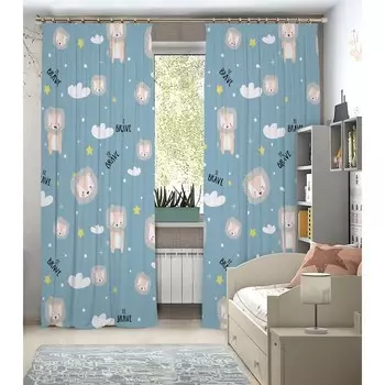 Фотошторы, размер 145x260 см, 2 шт