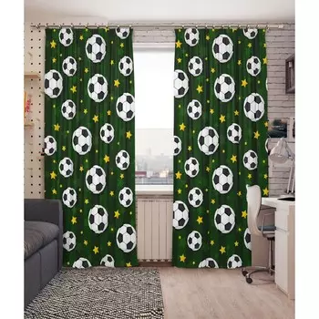 Фотошторы, размер 145x260 см, 2 шт