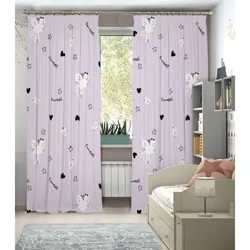 Фотошторы, размер 145x260 см, 2 шт