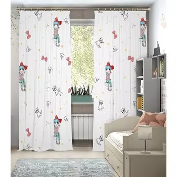 Фотошторы, размер 145x260 см, 2 шт