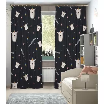 Фотошторы, размер 145x260 см, 2 шт