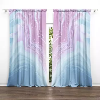 Фотошторы, размер 145x260 см, 2 шт.