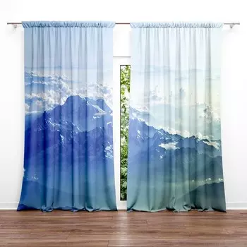 Фотошторы, размер 145x260 см, 2 шт.