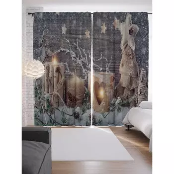 Фотошторы, размер 145x265 см