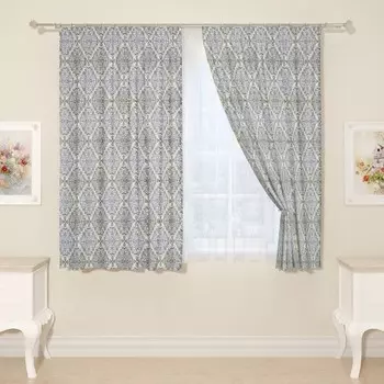 Фотошторы «Ромас», размер 145x160 см, 2 шт