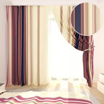 Фотошторы «Сакраменто», размер 150 × 260 см, димаут