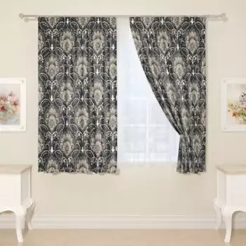 Фотошторы «Сизара», размер 145x160 см, 2 шт