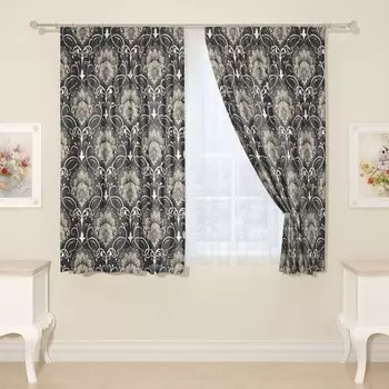 Фотошторы «Сизара», размер 145x160 см, 2 шт