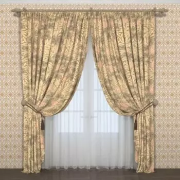 Фотошторы «Вальс осени», размер 145x260 см, 2 шт, блэкаут