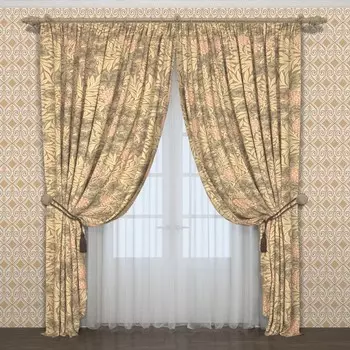 Фотошторы «Вальс осени», размер 145x260 см, 2 шт, блэкаут