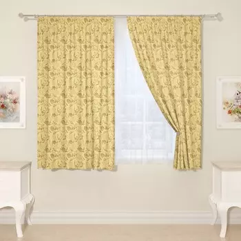 Фотошторы «Выпечка», размер 145x160 см, 2 шт