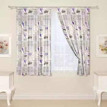 Фотошторы «Записки из прованса», размер 145x160 см, 2 шт