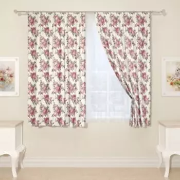 Фотошторы «Зара», размер 145x160 см, 2 шт