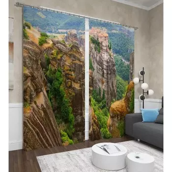 Фотошторы «Жизнь Меторы», размер 145x260 см, 2 шт, блэкаут