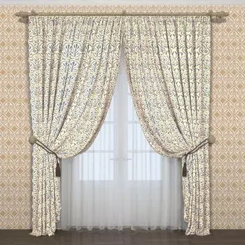 Фотошторы «Золото лета», размер 145x260 см, 2 шт, блэкаут